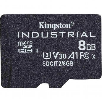 Kingston Industrial, microSDHC, 8GB, Class 10, UHS-I, U3, V30