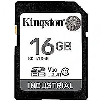 Kingston Industrial, SDHC, 16GB, UHS-I, U3, V30