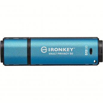 Kingston Iron Key, 512GB, USB-C, Blue