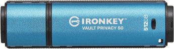 Kingston Iron Key, 512GB, USB-C, Blue