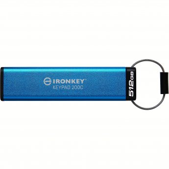 Kingston IronKey Keypad 200 512GB USB-C AES Encrypted