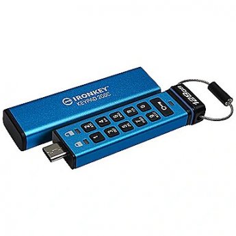 Kingston Ironkey Keypad 200C, 128GB, Blue