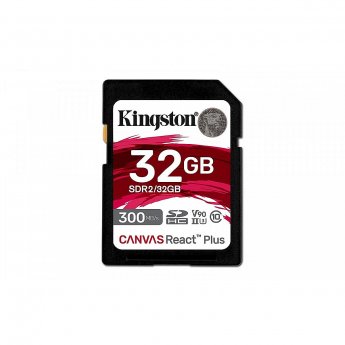 Kingston React Plus, SDHC, 32GB, Class 10, UHS-II, U3, V90