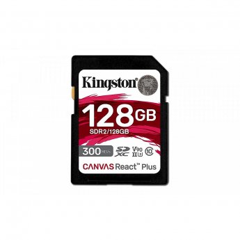 Kingston React Plus, SDXC, 128GB, Class 10, UHS-II, U3, V90