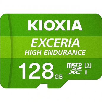 Kioxia Exceria High Endurance, microSDXC, 128GB, UHS-I, U3, V30