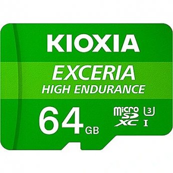 Kioxia Exceria High Endurance, microSDXC, 64GB, UHS-I, U3, V30