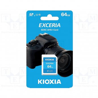 Kioxia Exceria N203, 64GB, SDXC, UHS-I, U1, V10