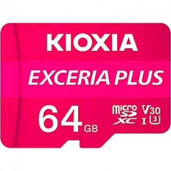 Kioxia Exceria Plus, microSDXC, 64GB, UHS-I, U3, V30