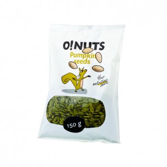 Ķirbju sēklas O!NUTS, lobītas, 150 g