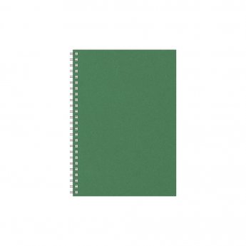 Klade - planotājs TIMER ar spirāli, A5 formāts, punktotas lapas, zaļā krāsā
