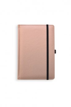 Klade - planotājs UNIVERSAL BLACK EDITION, A5,ar gumiju, krēmkrāsā