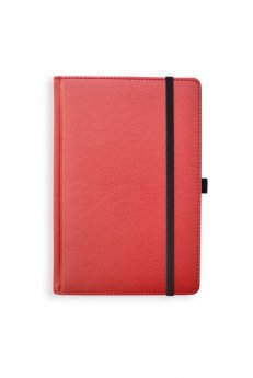 Klade - planotājs UNIVERSAL BLACK EDITION, A5,ar gumiju, sarkanā krāsa