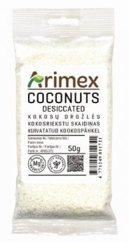 Kokosriekstu skaidas ARIMEX, 50g