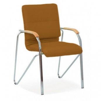 Konferenču krēsls NOWY STYL SAMBA ULTRA Chrome ECO-13, , koka rokturi