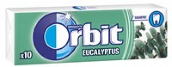 Košļājamā gumija ORBIT Eucalyptus Stickpack 10 gab.