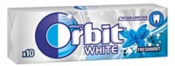 Košļājamā gumija ORBIT White Fresh Mint Stickpack 10 gab.