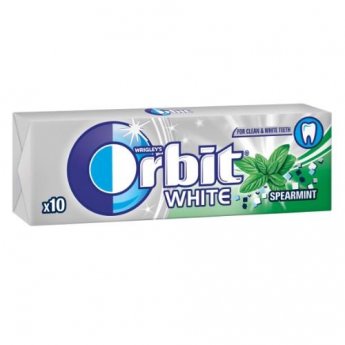 Košļājamā gumija ORBIT White Spearmint Stickpack 10 gab