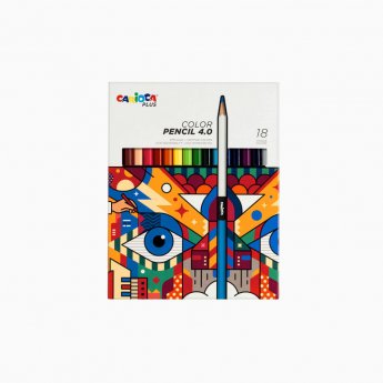 Krāsainie zīmuļi CARIOCA Plus 4.0 18gab
