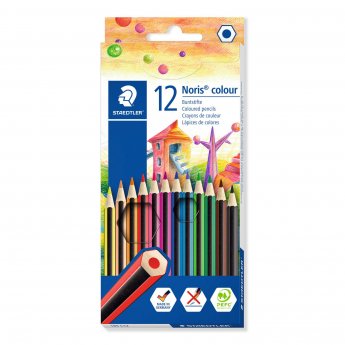 Krāsainie zīmuļi STAEDTLER Noris, 12 krāsas