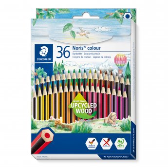Krāsainie zīmuļi STAEDTLER NORIS COLOR 185, 36 krāsas