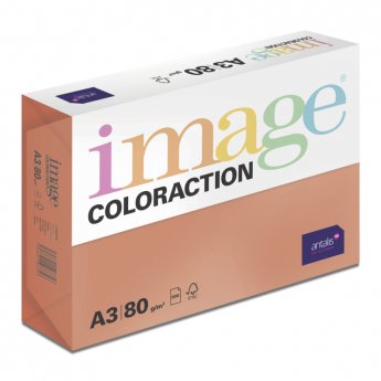 Krāsains papīrs IMAGE COLORACTION, A3, 80 gsm, 500 loksnes, London / Dark Red