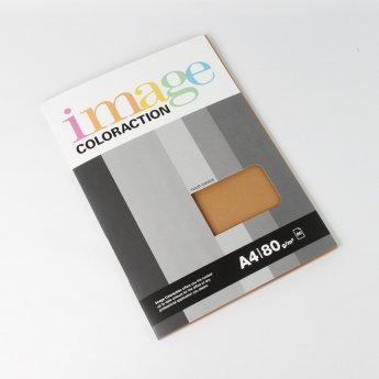 Krāsains papīrs IMAGE COLORACTION, A4, 80 g/m2, 50 loksnes, brūns