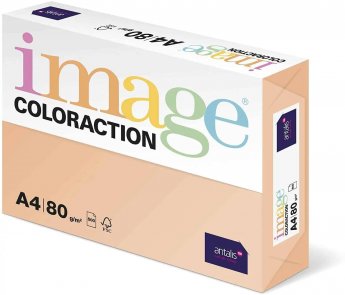 Krāsains papīrs IMAGE COLORACTION, A4, 80 gsm, 50 loksnes, SAVANA / PALE SALMON