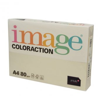 Krāsains papīrs IMAGE COLORACTION, A4, 80 gsm, 500 loksnes, ATTOL / PALE IVORY
