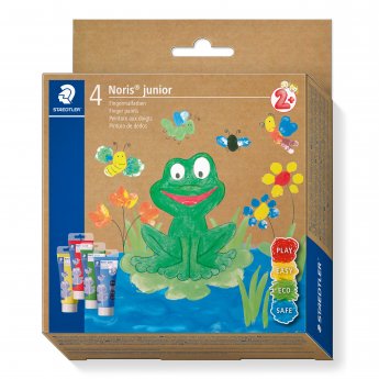 Krāsas zīmēšanai ar pirkstiem STAEDTLER Noris Junior, 4 gab.