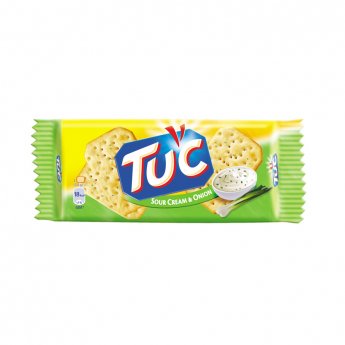 Krekeri TUC ar krējumu un sīpoliem, 100 g