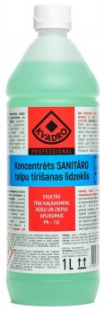 KVADRO Sanitāro telpu tīrīšanas līdzeklis, koncentrāts, 1l