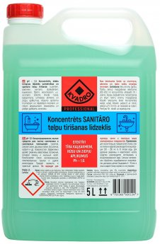 KVADRO Sanitāro telpu tīrīšanas līdzeklis, koncentrāts, 5l