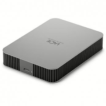 Lacie MOBILE DRIVE 5 TB USB 3.1 USB TYPE C MOON SILVER W/RESCUE