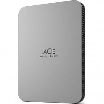 Lacie Mobile Drive V2, 2TB, Moon Silver