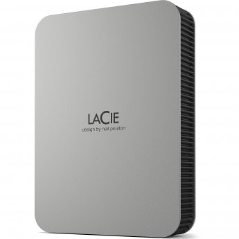 Lacie Mobile Drive V2, 5TB, Moon Silver