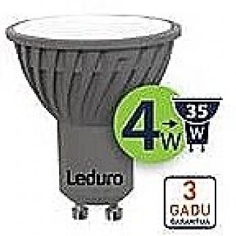 Leduro LED spuldze PAR16 GU10 4W 3000K
