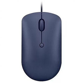 Lenovo 540 USB-C Wired Compact Mouse, Abyss Blue