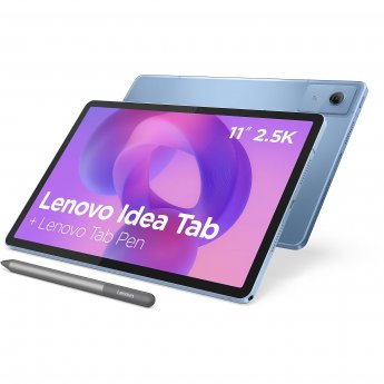 Lenovo Idea Tab Touch 11 2.5K MediaTek Dimensity 6300/8GB/128GB/Arm Mali-G57/Android 15/Blue/LTE/2Y Warranty | Lenovo Tab (without power adapter) | Idea Tab TB336 | 11 " | Polar Blue | IPS | 2560x1600 pixels | MediaTek Dimensity 6300 | 8 GB | Soldered LPD