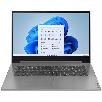 Lenovo IdeaPad 3 17IAU7 Arctic Grey, 17.3" HD+, Pentium Gold 8505, 4GB, 128GB SSD, Windows 11 Home