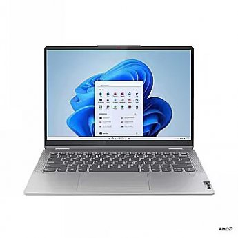 Lenovo LENOVO IDEAPAD FLEX 5 RYZEN 5 5625U/14" WUXGA (1920X1200) IPS 300NITS GLOSSY, 45% NTSC, 60HZ, TÜV LOW BLUE LIGHT, GLASS, TOUCH/16GB/512GB SSD/SD CARD READER/W11H/ENG (ARCTIC GREY)