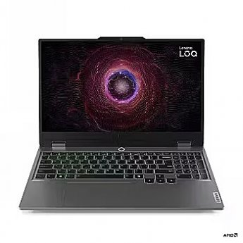 Lenovo LOQ RYZEN 5 7235HS/15.6" FHD (1920X1080) IPS 300NITS ANTI-GLARE, 100% SRGB, 144HZ, G-SYNC®/16GB/512GB SSD/RTX4050_6GB/W11H/ENG (LUNA GREY)