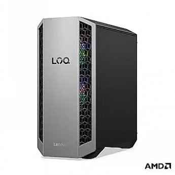 Lenovo LOQ TOWER RYZEN 7 8745HX/32GB/1TB SSD/RTX5060TI_16GB/2X 120MM FRONT SYSTEM FAN WITH ARGB LIGHT + 120MM REAR SYSTEM FAN WITH ARGB LIGHT/W11H (LUNA GREY/ECLIPSE BLACK)