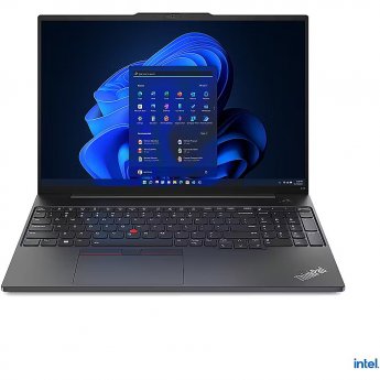 Lenovo ThinkPad E16 Gen 1 Core™ i5-1335U 256GB SSD 16GB 16" (1920x1200) WIN11 Pro GRAPHITE BLACK Backlit Keyboard FP Reader 1YW