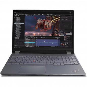 Lenovo ThinkPad P16 (Gen 2) Storm Grey, 16" WQXGA IPS 165Hz, Core i7-14700HX, 64GB, 1TB SSD, RTX 3500 Ada 12GB, Windows 11 Pro