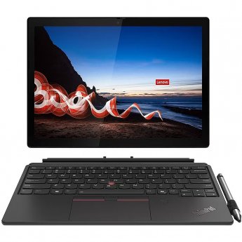 Lenovo ThinkPad X12 Detachable (Gen 2) Black, 12.3" FHD+ IPS Touch, Core Ultra 7 164U, 32GB, 1TB Opal2 SSD, Windows 11 Pro