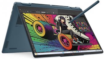 Lenovo Yoga 7 2-in-1 14AKP10 AMD | Tidal Teal | 14 " | OLED | Touchscreen | WUXGA | 1920 x 1200 pixels | Glossy | AMD Ryzen AI 5 | 340 | 16 GB | Soldered LPDDR5 | Solid-state drive capacity 512 GB | AMD Radeon 840M Graphics | Windows 11 Home | 802.11be |