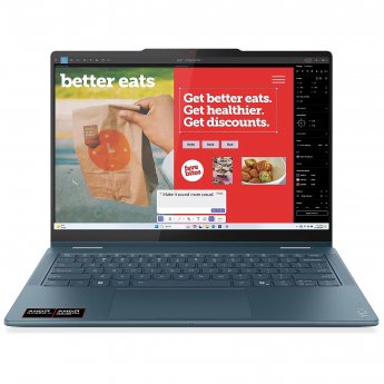 Lenovo Yoga 7 2-in-1 14AKP10 Tidal Teal, 14" WUXGA OLED Touch, Ryzen AI 5 340, 16GB, 512GB SSD, Windows 11 Home PL