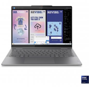 Lenovo Yoga 7 2-in-1 14ILL10 | Luna Grey | 14 " | OLED | Touchscreen | WUXGA | 1920 x 1200 pixels | Glossy | Intel Core Ultra 5 | 226V | 16 GB | Soldered LPDDR5x | Solid-state drive capacity 512 GB | Intel Arc Graphics | Windows 11 Home | 802.11be | Bluet