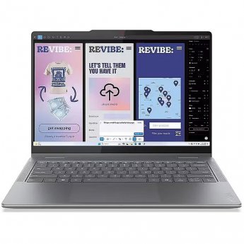 Lenovo Yoga 7 2-in-1 14ILL10 Luna Grey, 14" WUXGA OLED Touch, Core Ultra 7 256V, 16GB, 512GB SSD, Windows 11 Home, No Power Adapter