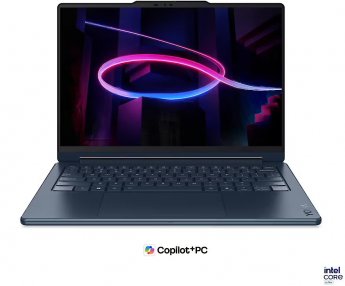 Lenovo Yoga 9 2-in-1 14IPH11 Intel | Cosmic Blue | 14 " | OLED | Touchscreen | 2.8K WQXGA+ | 2880 x 1800 pixels | Intel Core Ultra 7 | 355 | 32 GB | Soldered LPDDR5X | Solid-state drive capacity 1000 GB | Intel Graphics | Windows 11 Home | 802.11be | Blue